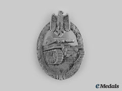 Germany, Wehrmacht. A Panzer Assault Badge, Silver Grade, By Hermann Aurich