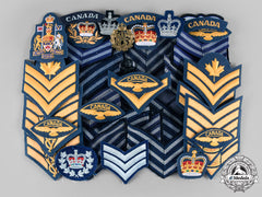 Canada, Commonwealth. A Lot Of Forty-One Royal Canadian Air Force (Rcaf) Uniform Insignia