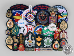 Canada, Commonwealth. A Lot Of Thirty-Six Armed Forces, Police And Scouts Insignia