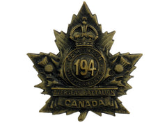 194Th Infantry Battalion Cap Badge