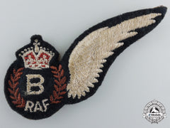 A Second War Royal Air Force (Raf) Bombardier (B) Wing