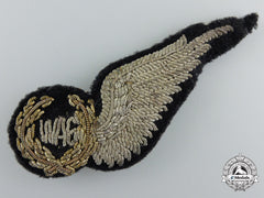 A  Royal Air Force (Raf) Wireless/Air Gunner (Wag) Wing With Pinback