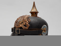 A Bavarian Infantry Regiments And Pioneer Battalions Enlisted Man's Pickelhaube