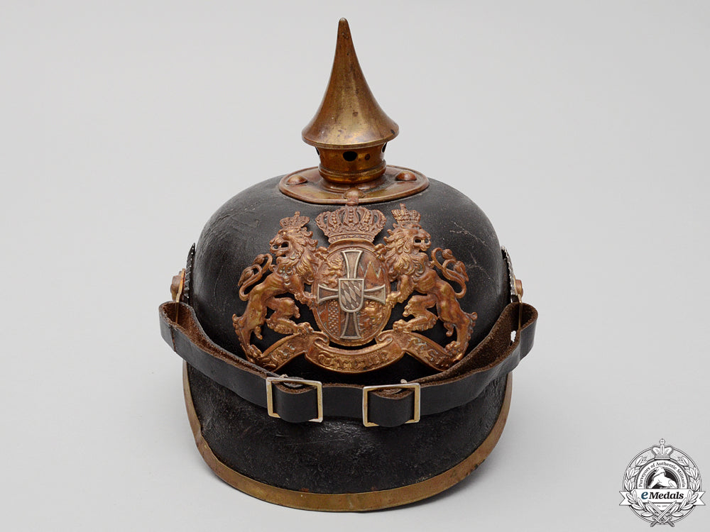 a_bavarian_infantry_regiments_and_pioneer_battalions_enlisted_man's_pickelhaube_c_153