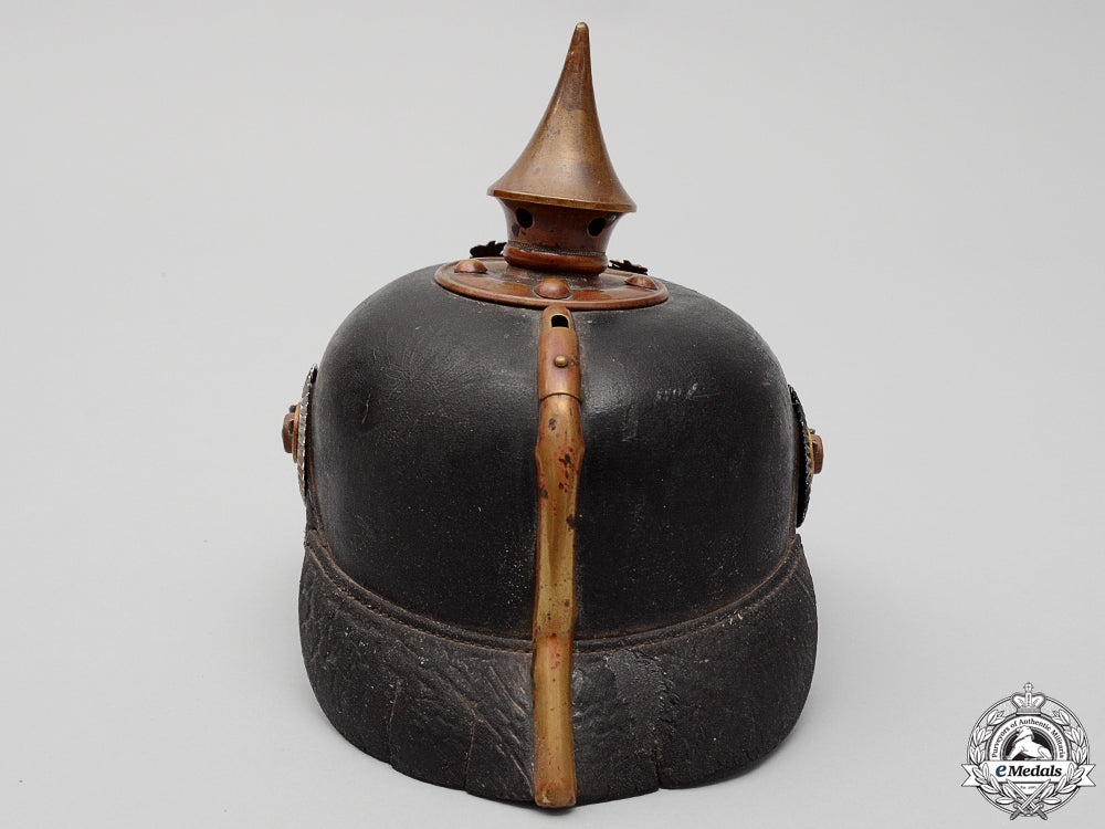 a_bavarian_infantry_regiments_and_pioneer_battalions_enlisted_man's_pickelhaube_c_159