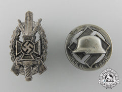 Two German Veteran Organisation Badges