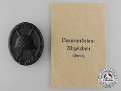 A Mint Black Grade Wound Badge With Packet By Hauptmünzamt, Wien