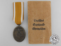 A Mint German Defence Wall (West Wall) Medal With Envelope Of Issue