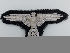 An Ss Em/Nco's Wool Sleeve Eagle; Scarce Weave On Tunic Cloth