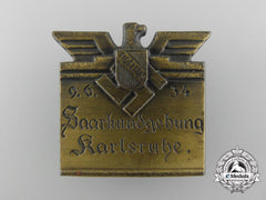 A 1934 Saar-Karlsruhe Rally Badge