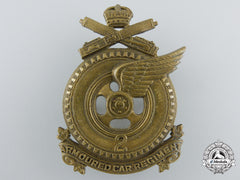 A Second War Canadian 2Nd Armoured Car Regiment Cap Badge