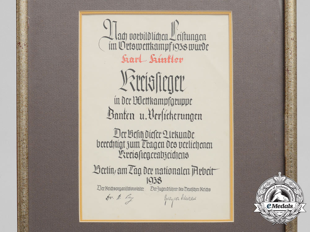 a1938_reich_career_competition_award_document_c_6689