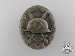 A Second War German Wound Badge; Silver Grade In Tombac