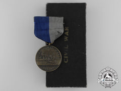 An American Navy Civil War Campaign Medal To Uss Sabine, North Carolina And Virginia