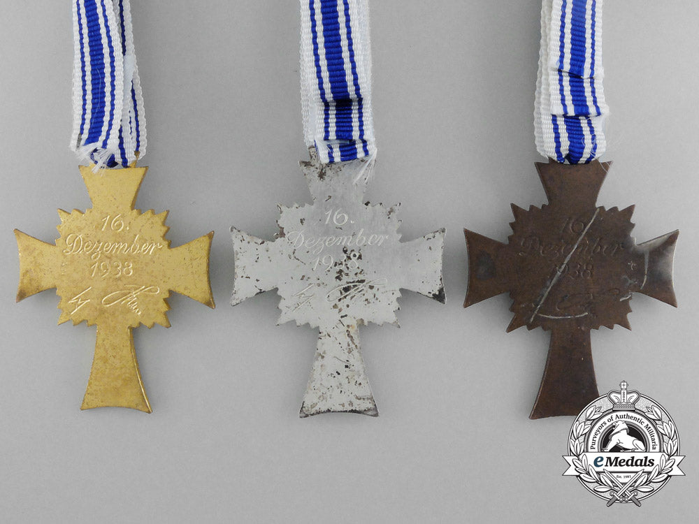 three_german_mother's_crosses;_gold,_silver&_bronze_c_9338