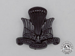 Canada. A Parachute Corps Cap Badge, C.1944