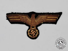 A Rare German Panzer Troop General’s Breast Eagle; Uniform Removed