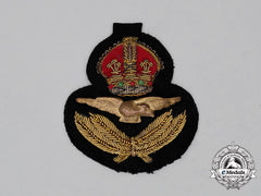 A Second War Royal Canadian Air Force (Rcaf) Officer's Cap Badge