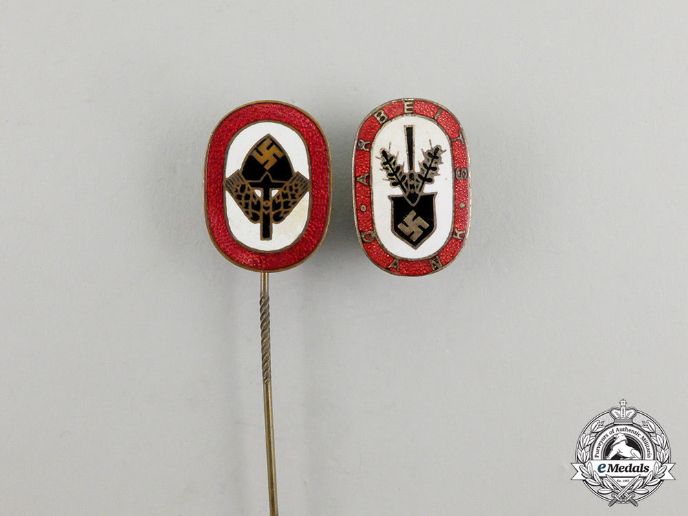 two_rad_and_labour_appreciation_badges_and_pins;_marked_cc_2618