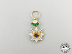 A Miniature Korean Order Of The Taeguk In Gold