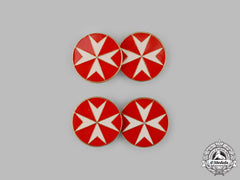 International. A Sovereign Military Hospitaller Order Of Saint John Of Jerusalem, Of Rhodes And Of Malta Cufflinks