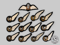 United Kingdom. A Lot Of Thirteen Royal Air Force (Raf) Badges