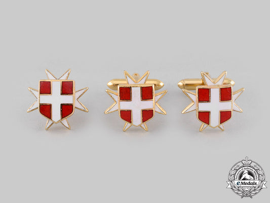 international._a_sovereign_military_hospitaller_order_of_saint_john_of_jerusalem,_cufflinks_pair&_lapel_badge_ci19_1479