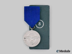 Germany, Ordnungspolizei. A Police Long Service Medal, Iii Class For 8 Years, With Case