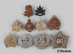 Canada. A Lot Of Ten Ontario Based Regimental Badges