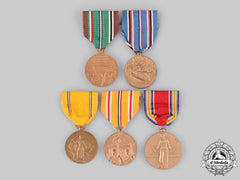 United States. Five Second War Medals