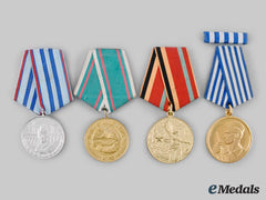 Bulgaria, Russia, Yugoslavia. A Lot Of Four Socialist Medals