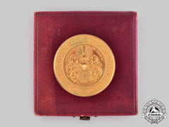 Saxony, Kingdom. A Medal For Exceptional Proficiency, With Case, By L. Christian Lauer