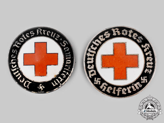 germany,_drk._a_pair_of_german_red_cross(_drk)_badges_ci19_6634