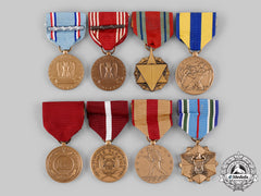 United States. A Lot Of Eight Armed Forces Medals