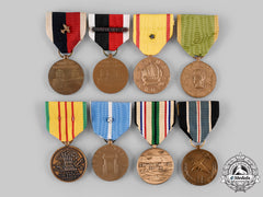 United States. A Lot Of Eight Service Medals