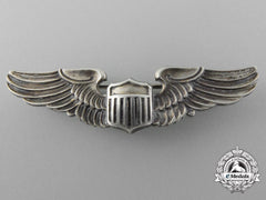 A Second War Army Air Forces Pilot Badge; Reduced Size