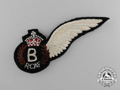 A Second War Royal Canadian Air Force (Rcaf) Bombardier (B) Wing