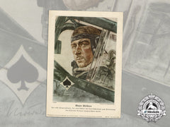 A Print Of Werner Mölders; Spanish Civil War Fighter Ace