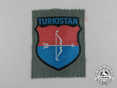 A Mint Turkistan Foreign Volunteer Service Sleeve Insignia