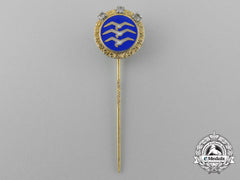 A Rare High Quality Class “F” (Gold With Diamonds) Fia Civil Gliding Proficiency Award Stick Pin