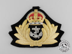 A Second War Royal Canadian Navy (Rcn) Officer's Cap Badge