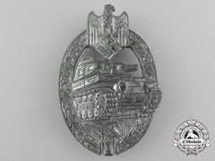 A Fine Silver Grade Tank Battle Badge By Adolf Scholze