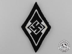 An Ss Sleeve Insignia Of The Former Hj Members
