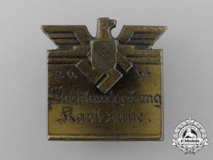 A 1934 Saar-Karlsruhe Rally Badge