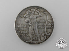 A German Commemorative Medal For The Liberation Of The Sudetenland By K. Goetz