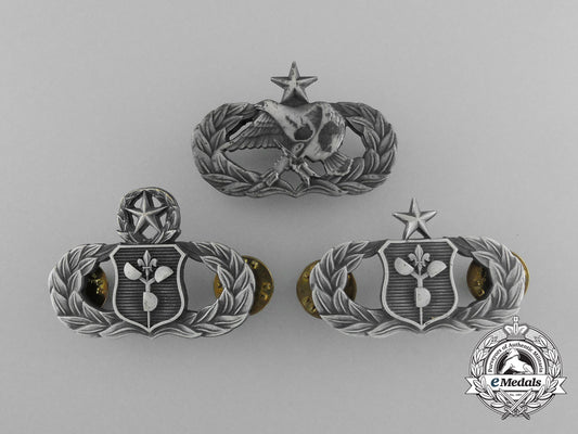 three_american_air_force_career_group_badges_d_9453