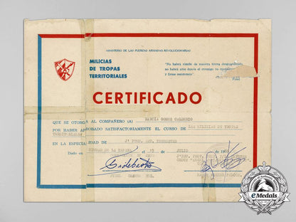 a_cuban_ministry_of_revolutionary_armed_forces_certificate_signed_by_fidel_castro_d_9723_2_1