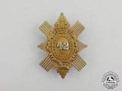 A Victorian 42Nd (The Royal Highland) Regiment Of Foot Sergeant's Glengarry Badge 1868-1901