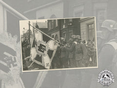 Germany, Heer. A Wartime Photo Of Infantry Regiment 6 Standard