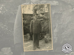 Germany. A Wartime Photo Of Ek & Wound Badge Recipient